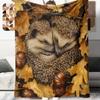 1 Manta de Franela con Estampado de Dibujos Animados, Alta Calidad, Cómoda para Todas las Estaciones, Decoración del Hogar, Calidez y Confort, Perfecta para Regalo de Navidad o Cumpleaños