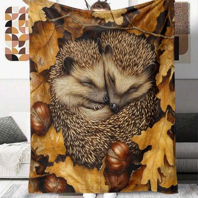 1 Stück Flanelldecke mit Cartoon-Druck, Hohe Qualität, Bequem für alle Jahreszeiten, Heimdekoration, Wärme und Komfort, Perfekt als Weihnachts- oder Geburtstagsgeschenk