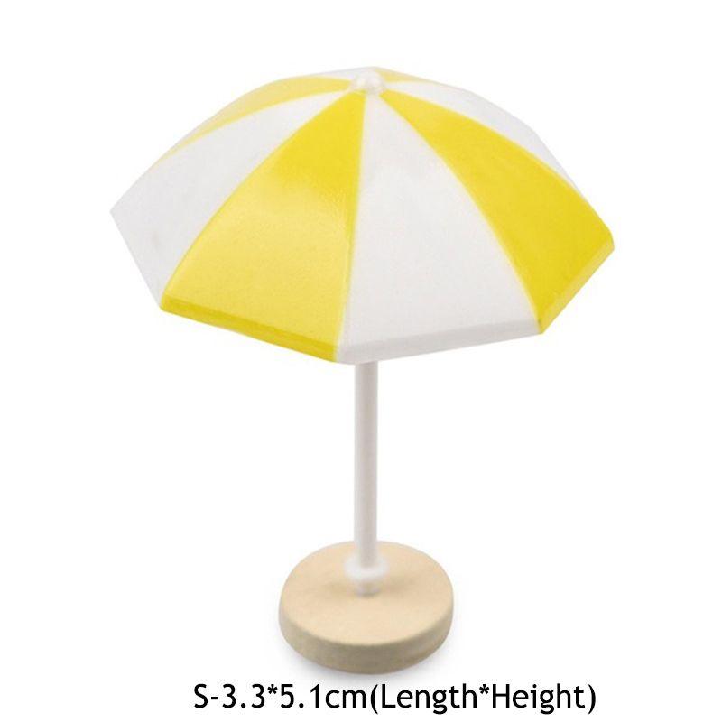 

Солнечный мини-зонтик Миниатюрный Пляжный Микроландшафтный Орнамент Кукольный домик Декорация Yellow(3.3*5.1cm)