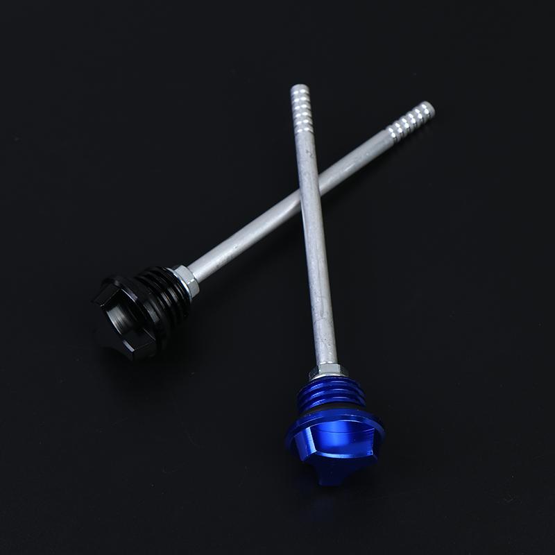Motorcycle Engine Oil Dipstick Cap Plug Oil Level Dipstick Cnc Aluminum Engine Level Indicator Motorcycle Accessories