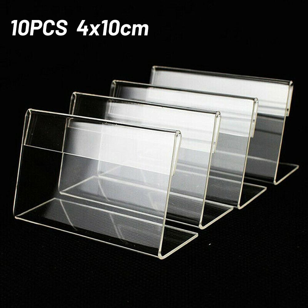 Display Display Stand Label Price Shop Sign Transparent Acrylic