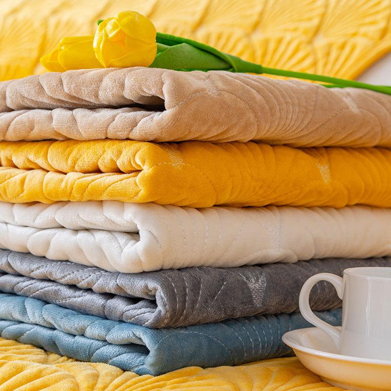 Sofa Cushion, Modern Winter Plush Non-slip Seat Cushion, Universal In All Seasons, Thickened Cover Cover Cloth Towel