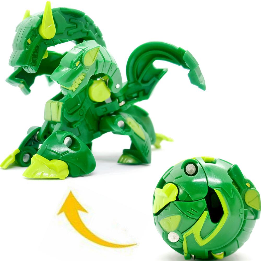 Dark Three Heads Dog 3.8cm Deformed Egg Hyper Dragonoid Battle GameToy