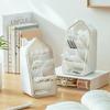 Pen holder organizer slant plug office desktop compartment organizer student desk clutter pen bucket stationery organization