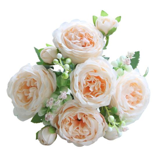 

Искусственный цветок пиона 5 вилок реалистичный искусственный шелковый цветок для дома, офиса, свадьбы, вечеринки, помещения, улицы, искусственный цветок, цветущие растения, украшение