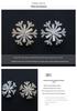 Elegant Snowflake Brooch for Women, Luxury Feel, Zirconia Accents, Lapel Pin with Anti-Slip Button