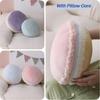 Nordic Valentine's Day Macaron Color Cookie Pillow For Home Decoration Sofa And Bed