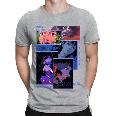 Perfect Blue Mima Kirigoe Anime Otaku Movie Character Mens Womens 100% Cotton T-shirt Mens Tees Tops #VED