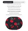 Retro Rose Print High-Waisted Side Slit A-Line Skirt - Women's Spring/Summer 2025 Collection