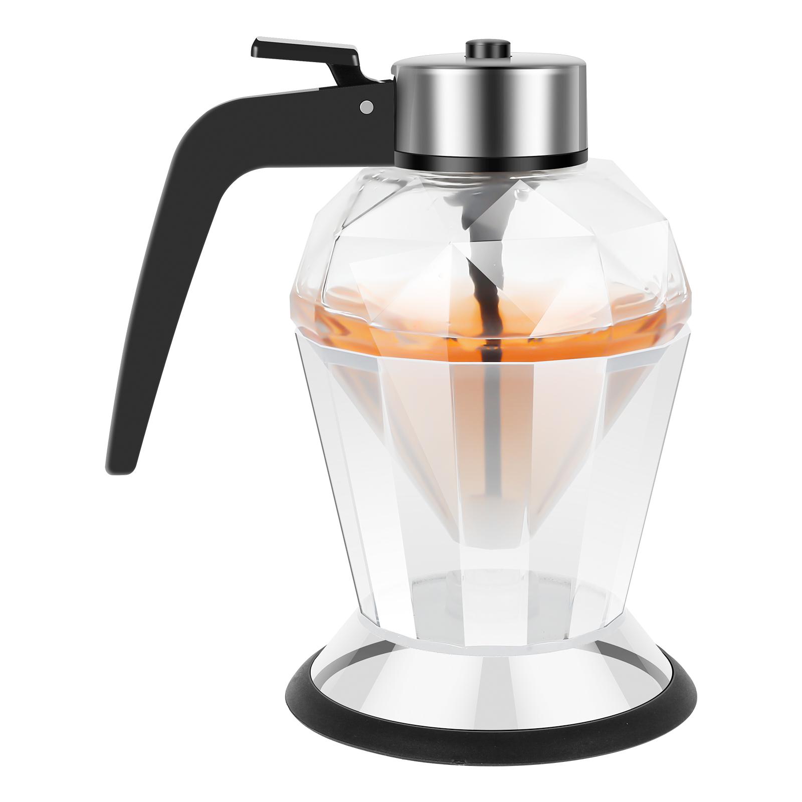 

200 мл Диспенсер для меда Стеклянная емкость для сиропа Масленка Диспенсеры для уксуса и соусов Кухонный инструмент для хранения и дозирования