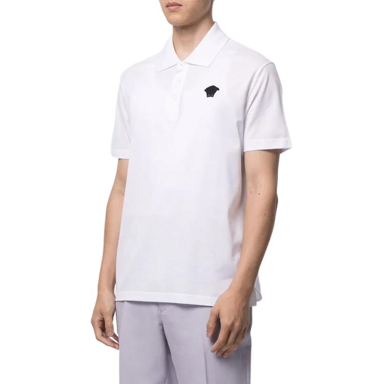 Versace SS23 Poloshirt Herren Weiß A89507S-A231377