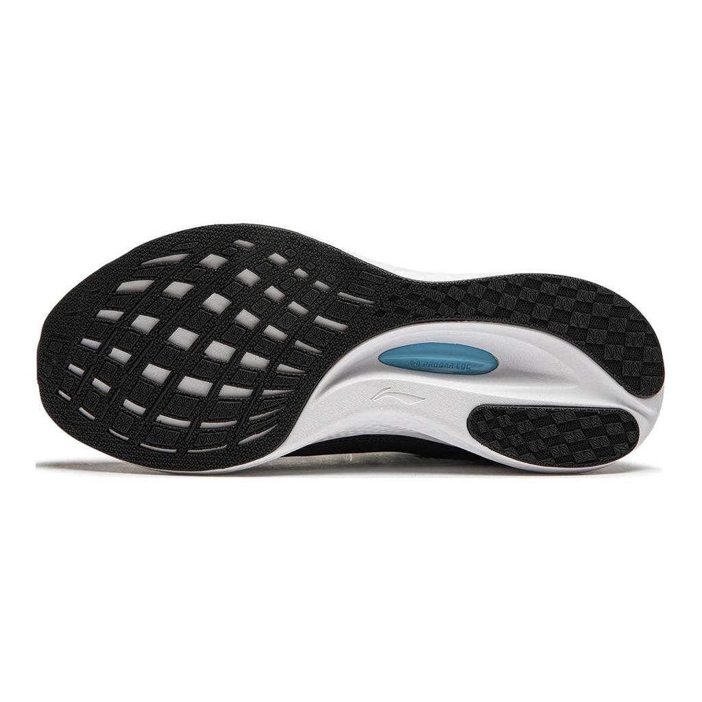 Li Ning Comfortable Casual Breathable Low-Top Running Shoes Kids sneaker Black Blue YKFU014-3