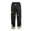 Men's Christmas Print Casual Pants, Loose Fit Straight Leg Trousers with Elastic Waist and Pockets for Holiday Party and Everyday Wear