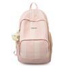 Schoolbag New Sweetheart Girl Corrugated Plaid Backpack Niche Design Sense Simple Versatile Female College Student Class Backpack