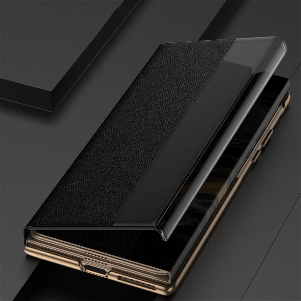 Per Huawei Mate XT Custodia Ultimate Finestra di Visualizzazione Pelle PU+PC Copertura Telefono