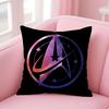 S-Star T-Trek Ship Cushion Cover Home & Car Multi-Scene Pillow Cover - Reversible, Soft & Durable For Daily Use