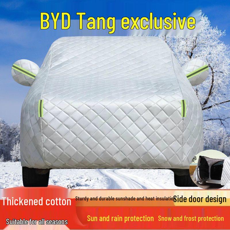 BYD New Tang Universal Car Cover: Sun & Rain Protection, Heat Insulation, Thick Outer Raincoat