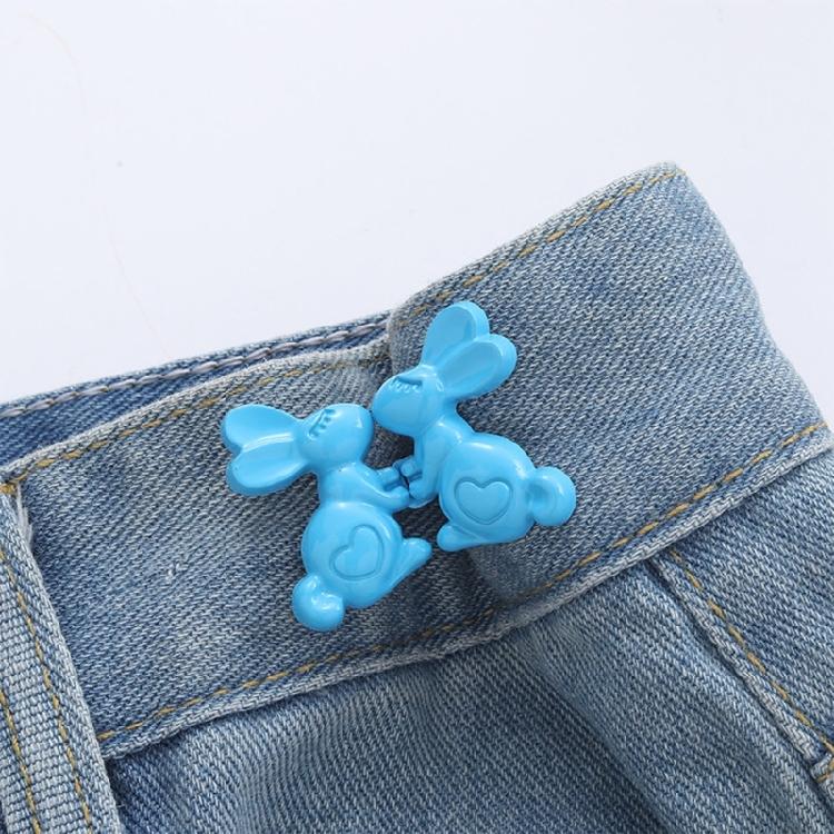 Rabbit Shape Adjustable Jean Button Waist Buckle Snap Pants Buckle Fastener
