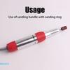 75/210pcs/Box Sanding Cap Bands For Electric Manicure Machine 180/120/80 Grit Nail Drill Grinding Bit Files Pedicure Tool Set