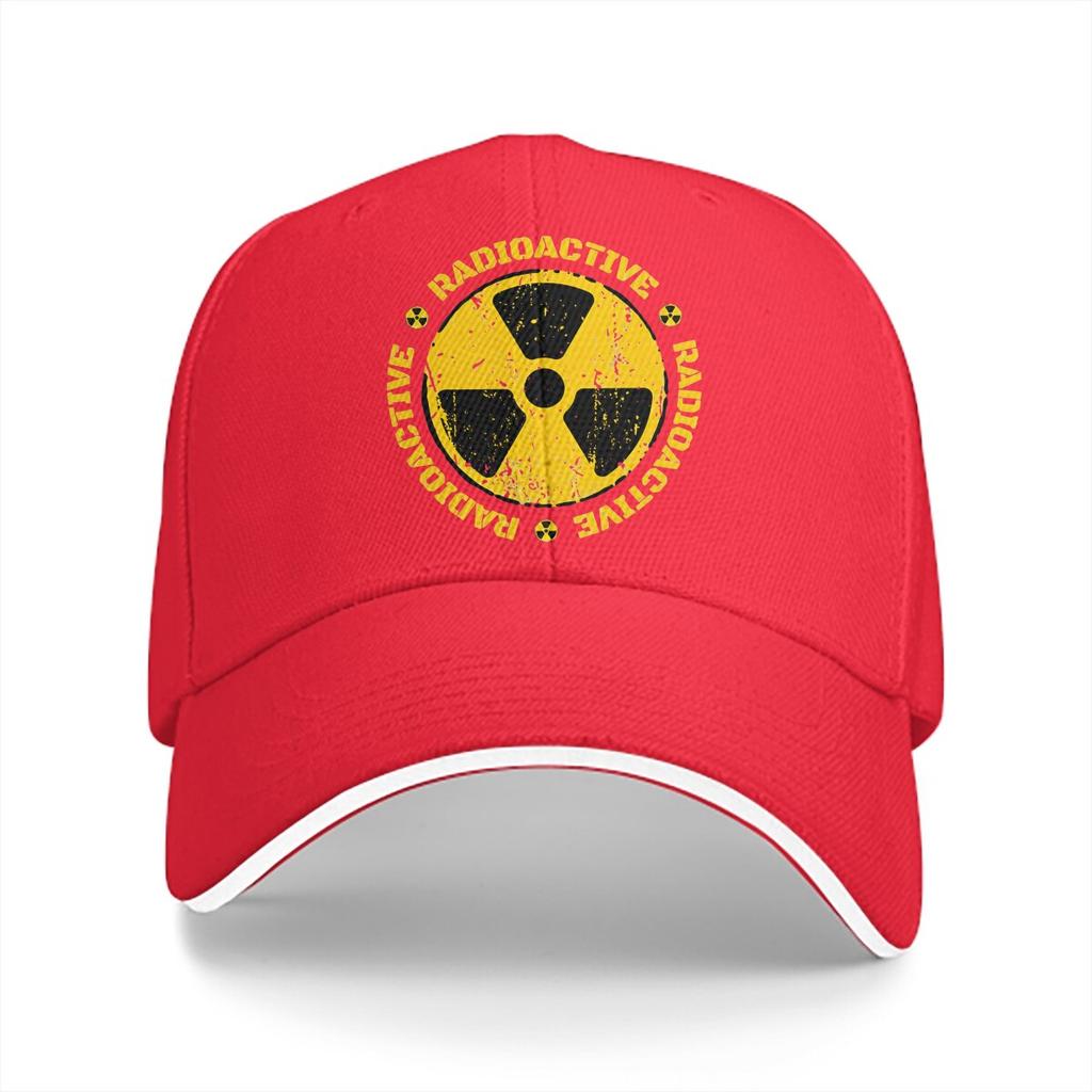 Radiation Symbol Baseball Cap Unisex Hats Women Visor Protection Snapback Radiation Symbol Caps