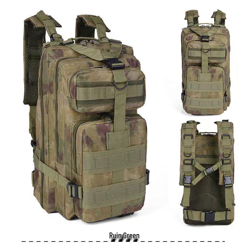 

Large Capacity Camouflage Camping Backpack for Military and Outdoor Sports - 3P Rucksack One Size