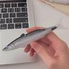 Stylo Poisson Salé Réaliste Amusant Stylo Bille Rétractable Stylo Gel Noir Nouveauté Écriture Fluide Papeterie Mignonne Originale pour Étudiants Bureau