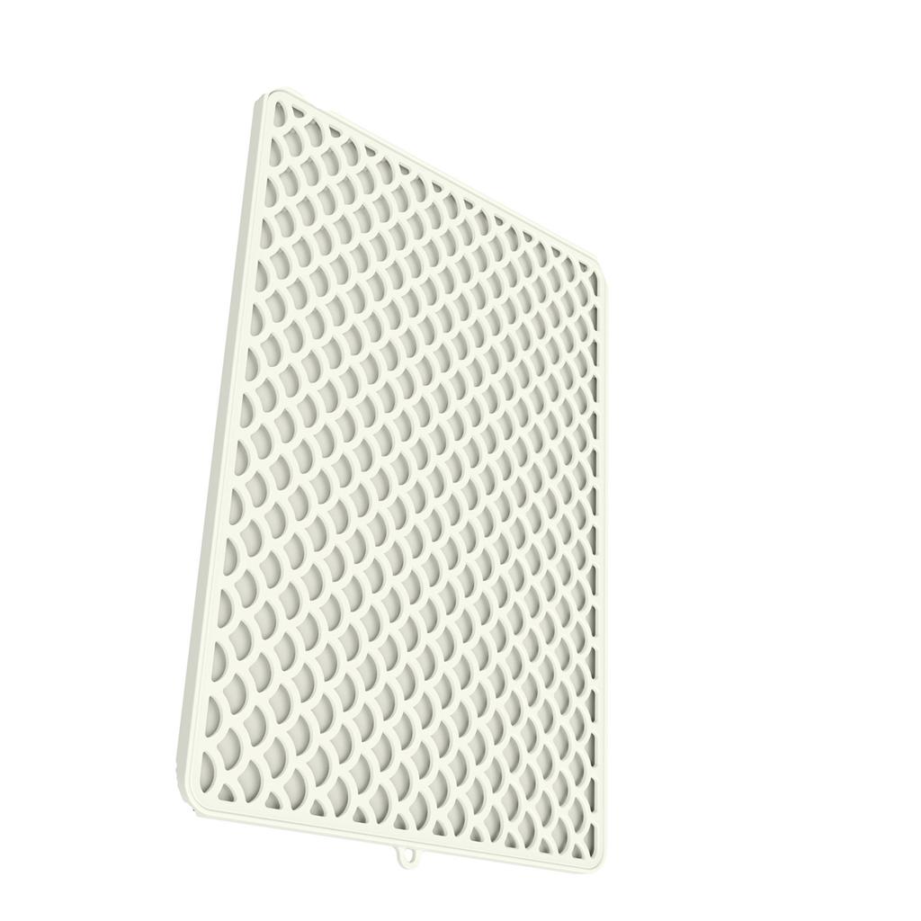 Portable Cats Litter Containment Mat Silicone Top Waterproof Base Foldable Structure For  And Space Saving