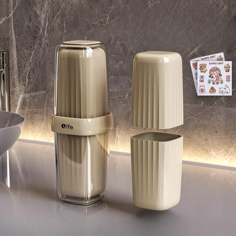 Toothbrush Cup, Travel Portable Toiletries, Toothbrush Box, Mouthwash Cup, Dental Kit Box, Storage Box, Toothbrush Set for Teeth