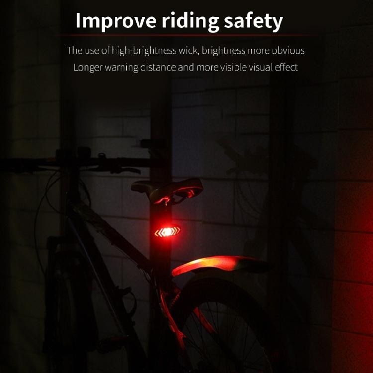Safety Warning Bike Brake Lights Tail Light with Turn Signals Bike Rear Light