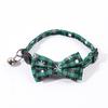 New Christmas series pet collar snowflake bow dog collar cat collar cat strap