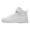 Anta Kids Synthetic Leather Fashion Versatile Non-Slip Wear-Resistant Lightweight Shock Absorbing High-Top Sneakers Men Sneakers White A12438004-3