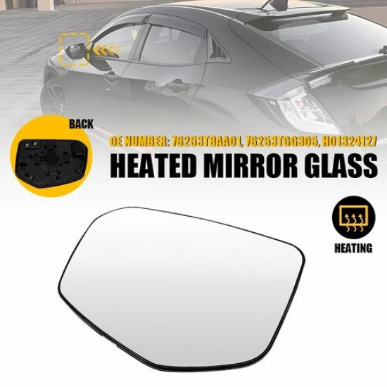 Driver Left Side Mirror Glass Accessories Fit 2016- Honda Civic 76253TGG305