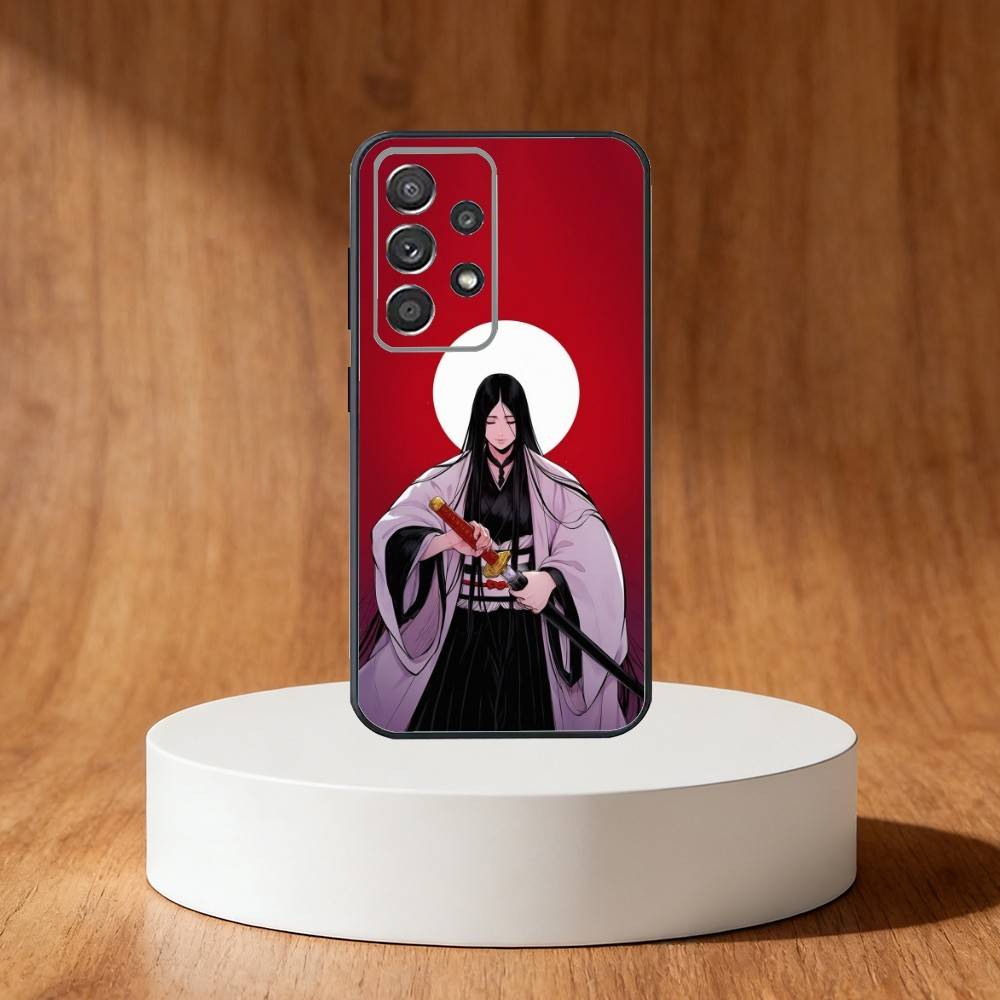 Unohana R-Retsu B-Bleaches Phone Case For Samsung S25,S24,S21,S22,S23,S30,Ultra,S20,Plus,Fe,Note,10,9,5G Black Cover