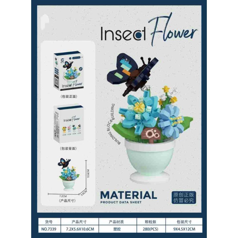 Kytice Květin Dospělý Konstrukce Vánoční Strom Stavební Kostky pro Děti 7 až 10 Let Mini Sestavené Kostky Dárky pro Dívky