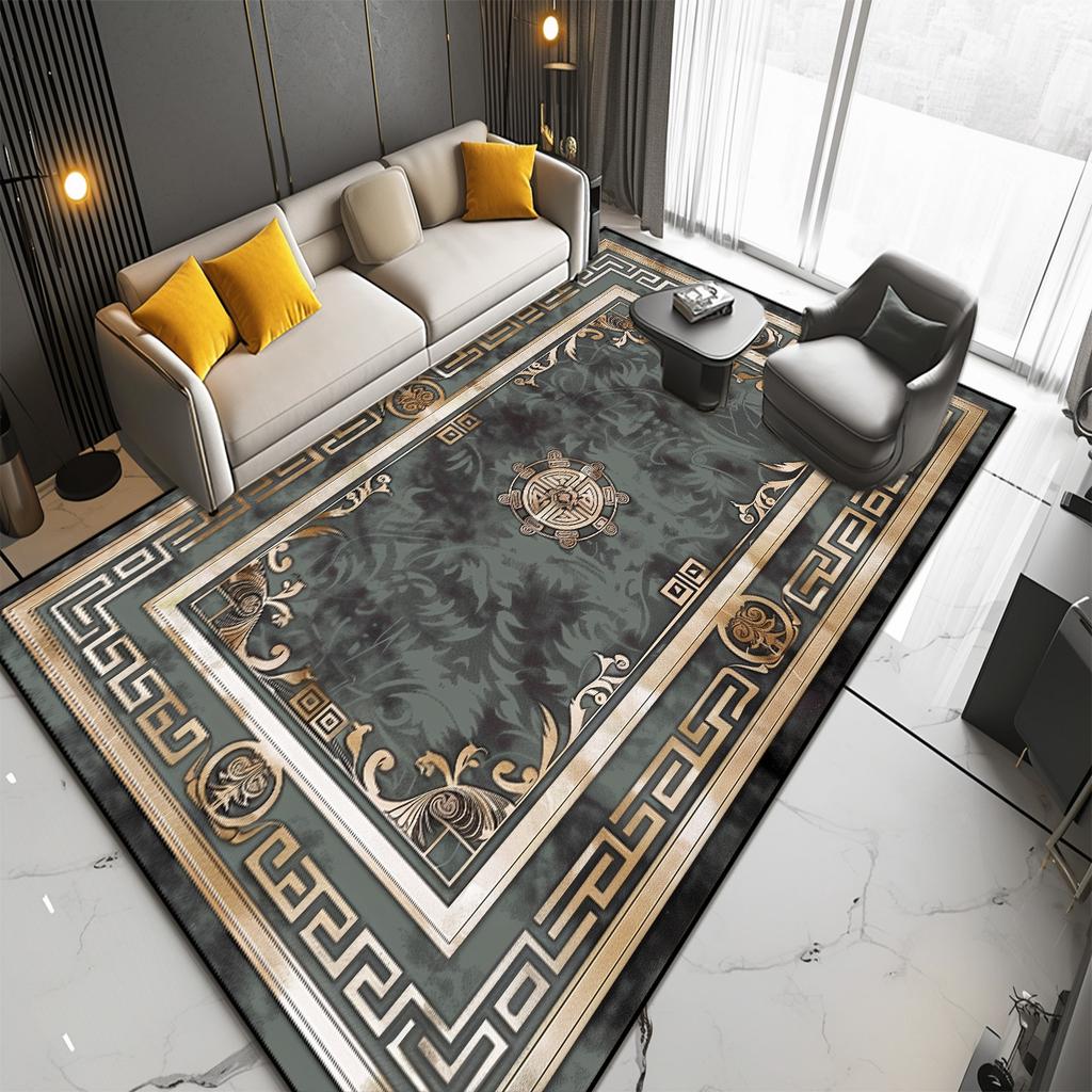 New Nordic Style Carpets for Living Room Grey Purple Modern Room Decor Large Rug Home Non-slip Entrance Door Mat Bedroom Tapete