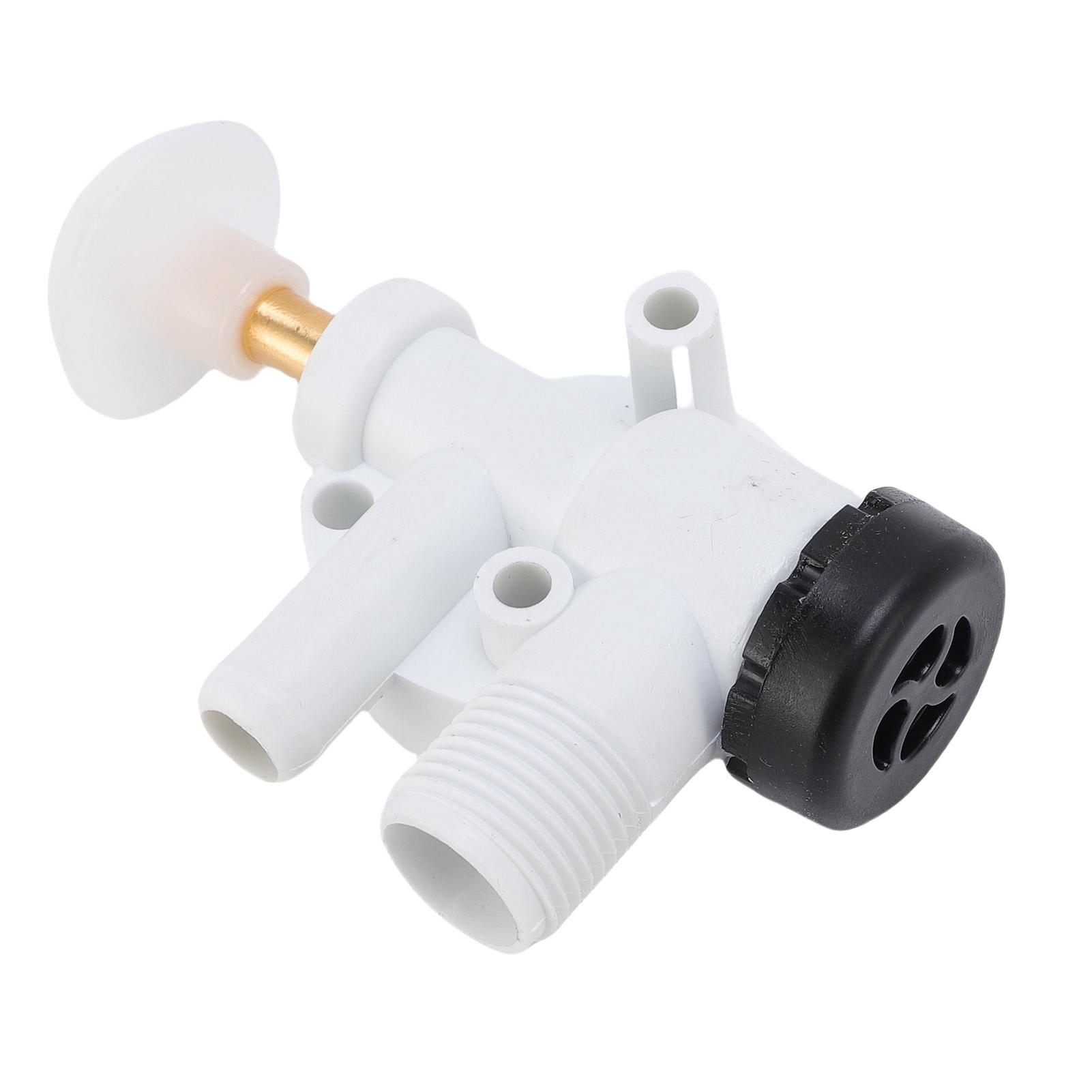 RV Toilet Water Valve Assembly Excellent Sealing Water Valve Kit for Pedal Flush Toilets