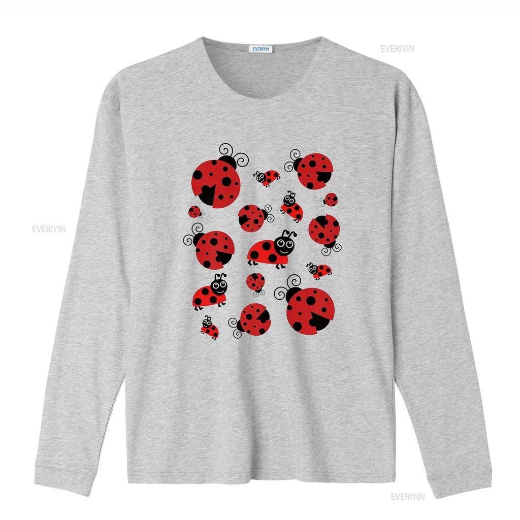 Adorable Ladybugs Everywhere T shirt vintage Washed Unisex homme Soft Casual Stretched Breathable Stylish graphic