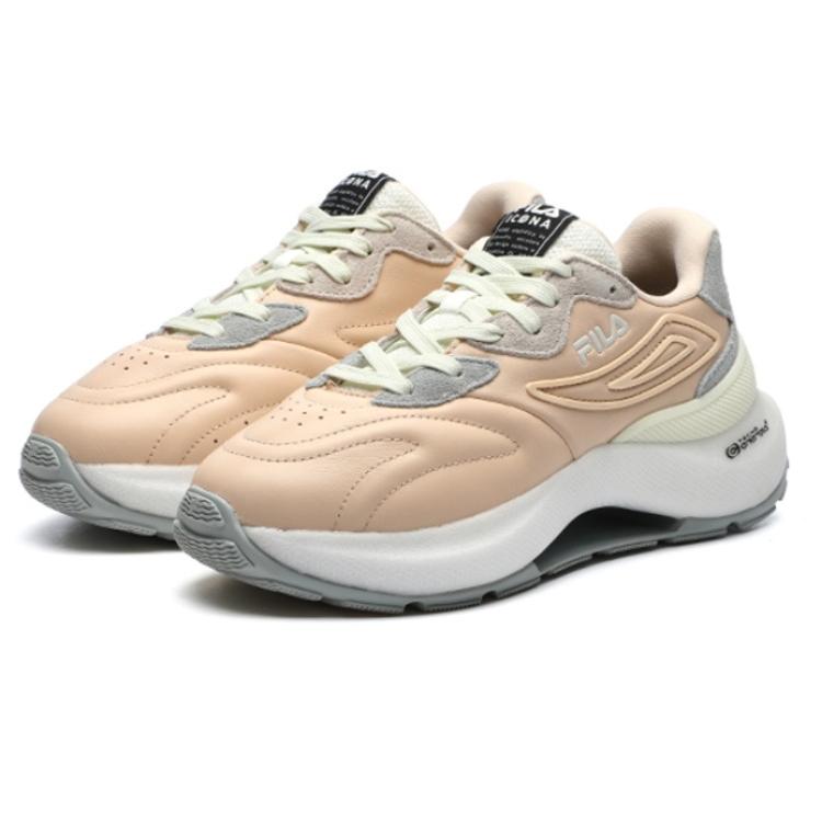 New FILA Flusso Icona Low Top Casual Shoes Women's Nude Pink F12W213113FNV