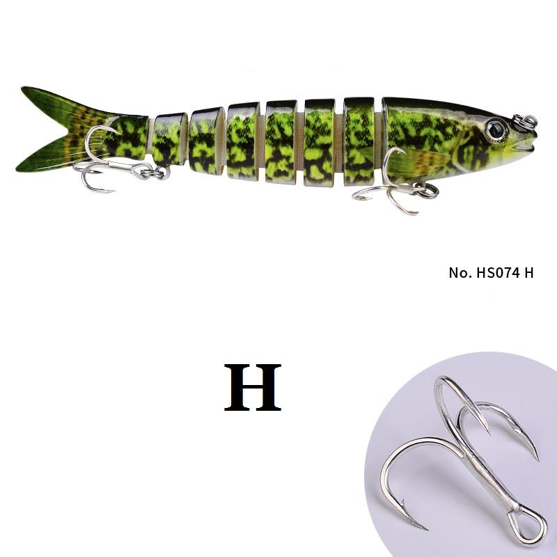 New Lure Multi Section Bait 19g Lure Plastic Bait Multi Section Fish Hard Bait
