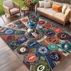 NFL Print Teppich, Waschbarer Bodenläufer, Für Eingangsbereich Studentenwohnheim Waschküche Büro Arbeitszimmer, Heimdekoration Geburtstags-Weihnachtsgeschenk