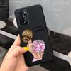 For Oppo A76 Case CPH2375 Fashion Cartoon Girls Cover For Oppo A96 Soft Silicone Case For Oppo A36 A 76 96 OppoA76 OppoA96 Shell
