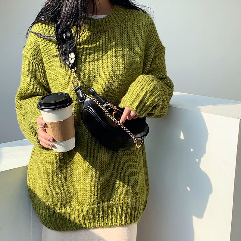 2023 Trendige Damen Crossbody Bauchtasche mit Kette