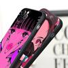 Super süße Anime-Telefonhülle für Mädchen für iPhone14 13 12 11 PM Pro Max 8 7 SE XR XS Plus Schwarze weiche Silikonhülle Fundas Coques Shell