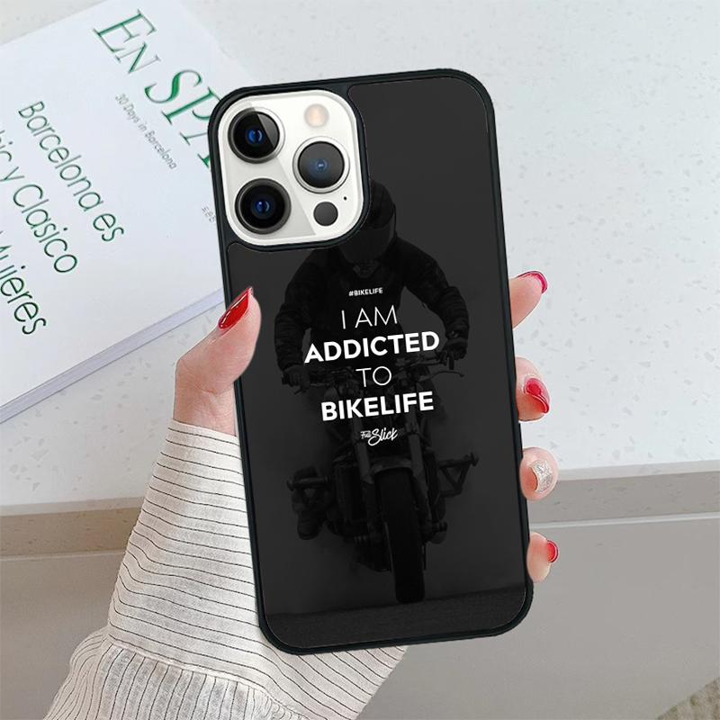 Motorcycle Motorbike Phone Case cover For iPhone SE2020 15 16 14 13 Pro Max Coque 12 11 Pro Max For Apple 8 PLUS 7 fundas