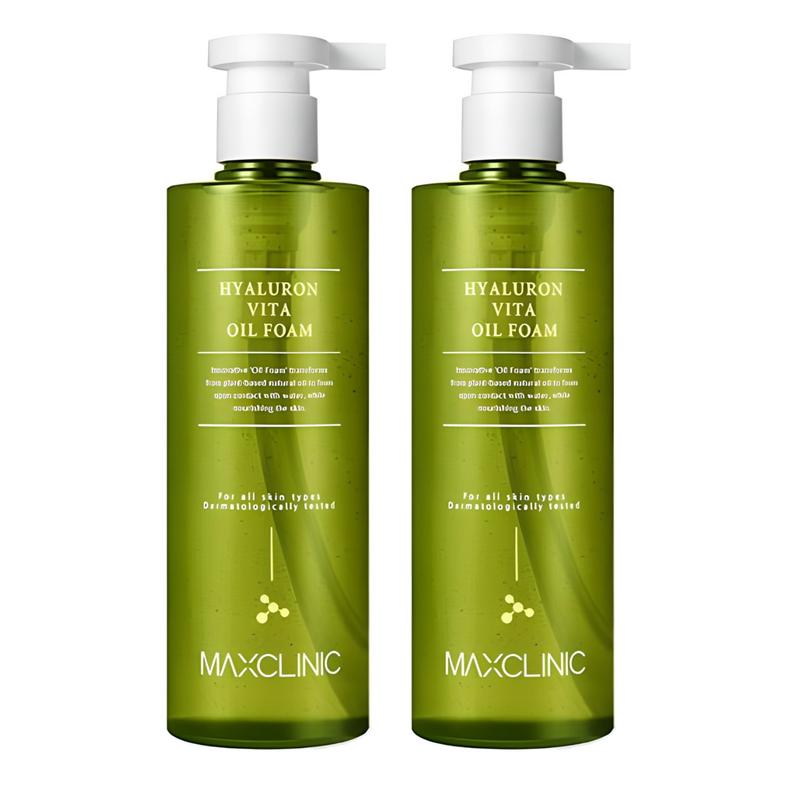 Maxclinic Hyaluron Vita Cleansing Oil Foam, 310g, 2 Pcs