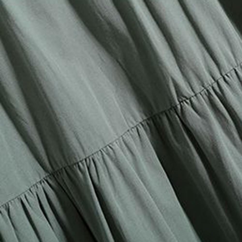Modisches Band Fake Zweiteiler Kleid Block Sommer Kurzärmeliges Kleid Damen Taillenbetontes Kleid