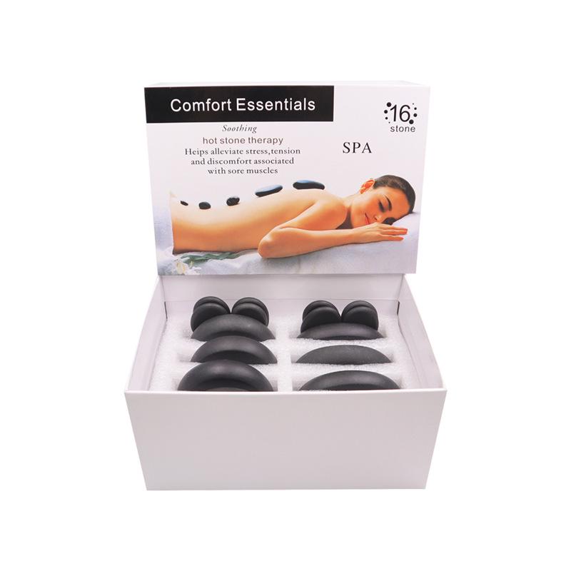 28-Piece Jade Hot Stone Massage Set with Heated Box for Spa and Physiotherapy