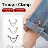 2Pcs Multi-Function Magnetic Clothing Clip With Chain Metal Buttons Clip Clothes Scarf Trouser Legs Cuff Fixing Magnet Pin