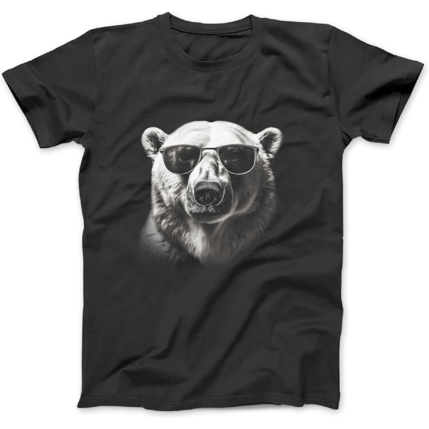 

Polar Bear Sunglasses Wild Animal Art Animal Polar Bear Long Sleeve, T-Shirt, Sweatshirt, Hoodie for Men Women Kids Made in Canada Black XXXXXL різнокольоровий