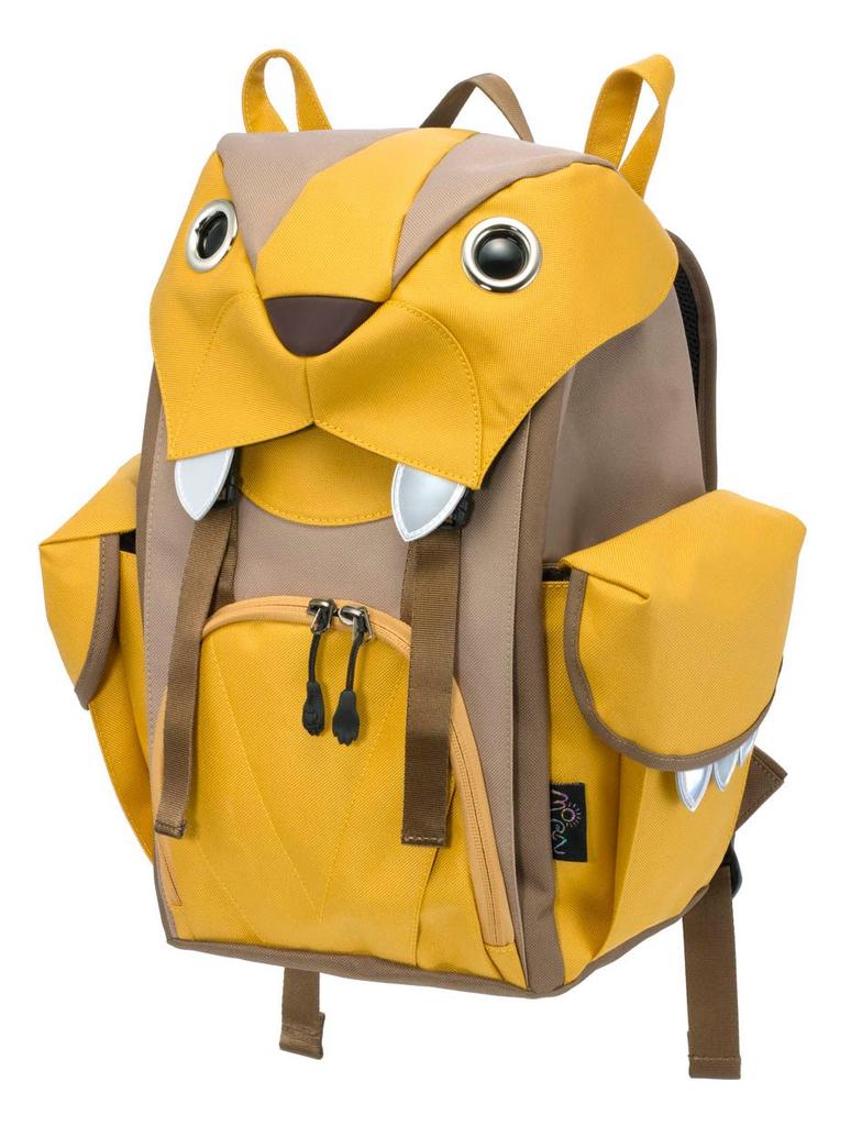 MORN CREATIONS Big Cat Backpack, Medium, Mustard